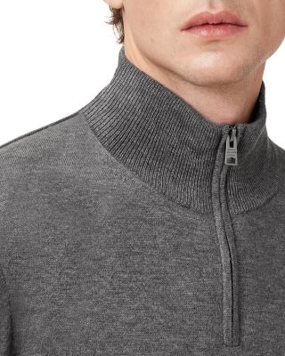 Kilburn Wool & Nylon Regular Fit Quarter Zip Sweater