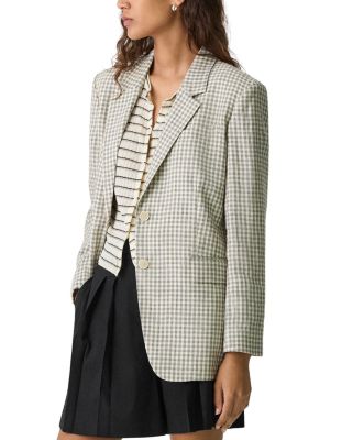 Single Breasted Linen Blazer