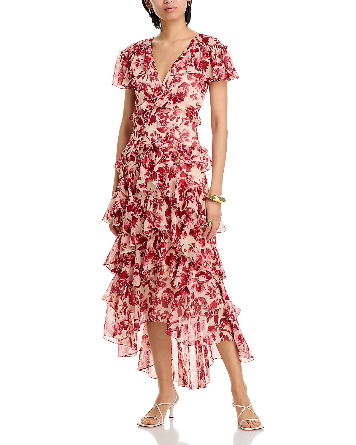 Cinq a Sept Floral Ribbons Tatum Dress