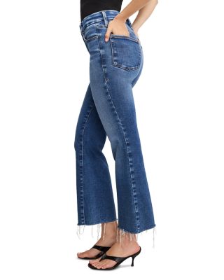 Soft Tech Good Leg Cropped Bootcut Jeans in Indigo818
