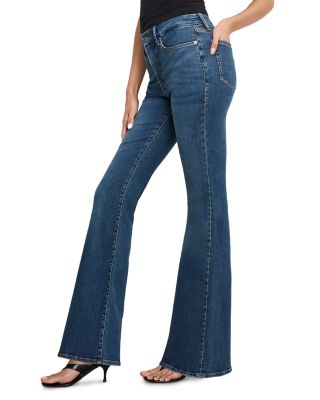 Good Legs Flare Jeans in Blue 004