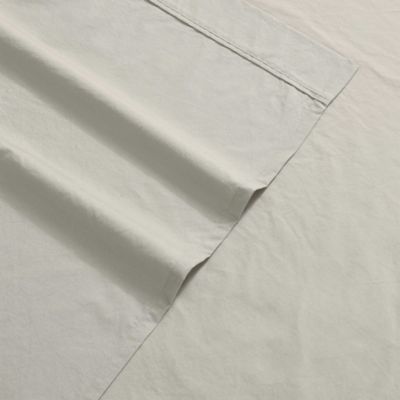 Washed Percale Cotton Sheet Set, Full