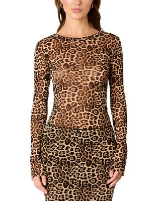 NIA - Fox Cheetah Print Top