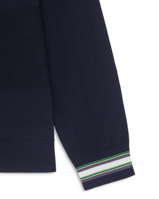 Wool Blend Polo Sweater