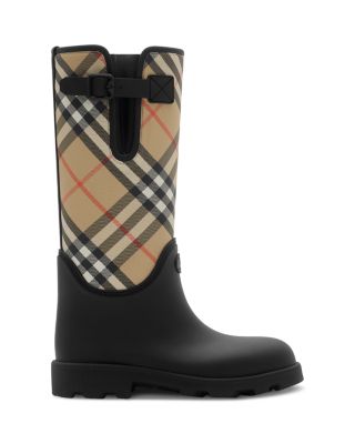Burberry - Women's Marsh Stamp High Rain Boots