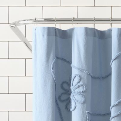Retro Scroll Shower Curtain