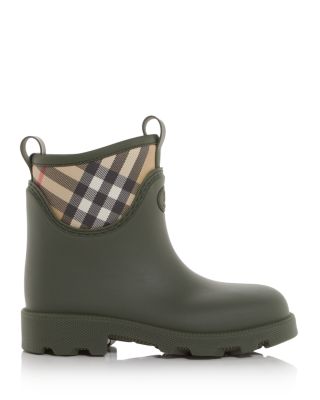 Burberry Women&#39;s Marsh Stamp Check Rain Booties