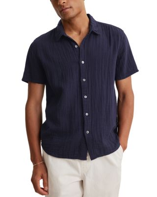 Christian02 Cotton Crepe Button Down Shirt