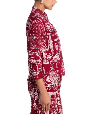 Military Twill Scrunched Sleeve Cayenne Jacket