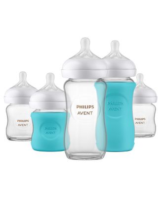 Philips Avent - Glass Natural Bottle with Natural Response Nipple Baby Set