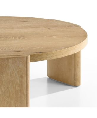 Minst Wood Round Coffee Table