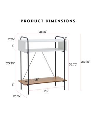 Benno Console Table with Shelves