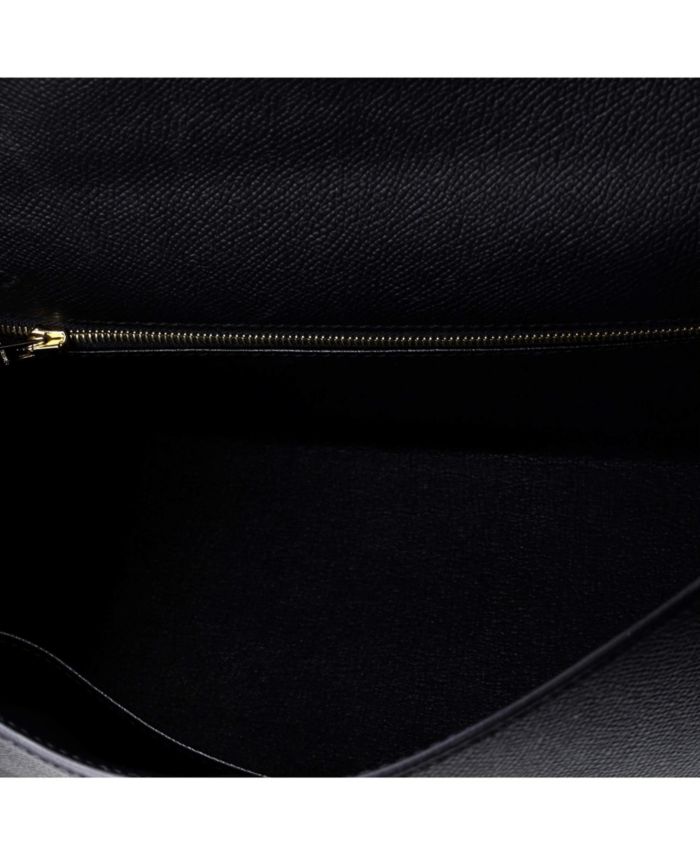 Kelly 28 Handbag Black Epsom with Gold Hardware
