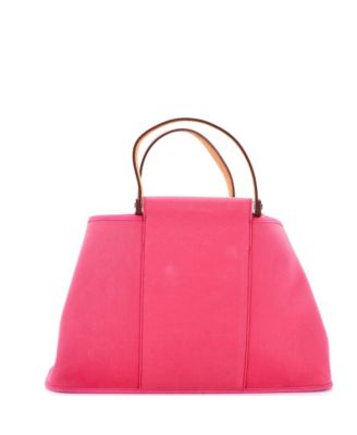 Pre-Owned HERMÈS - 39 Cabag Elan Toile and Leather
