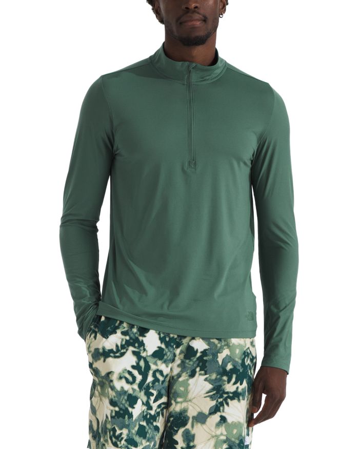 Dune Sky Regular Fit Quarter Zip Long Sleeve Tee