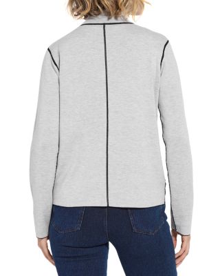 Reversible Cashmere Zip Up Cardigan