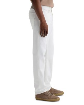 Everett Slim Straight Fit Jeans in Pristine White