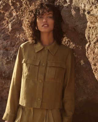 Abby Linen Casual Jacket