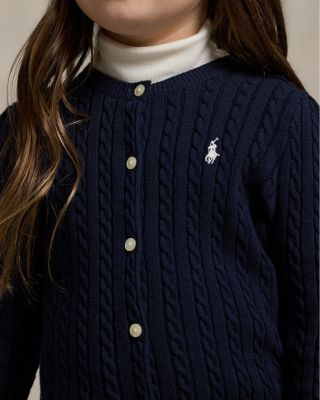 Girls' Cable-Knit Cardigan - Little Kid