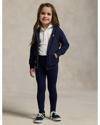 Ralph Lauren - Girls' French Terry Zip-Up Hoodie - Little Kid