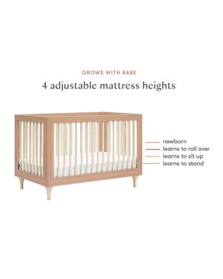 Lolly 3-in-1 Convertible Crib with Toddler Bed Conversion Kit