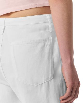 Ultra Featherweight Phoebe High Rise Drawstring Jeans in White Eyelet