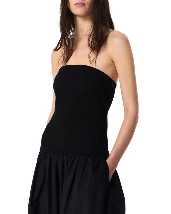 Irina Mixed Media Maxi Dress