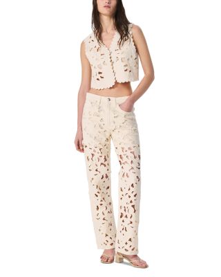 Coralie Floral Cut Out Vest