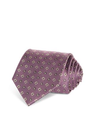 Silk Classic Geometric Tie - Exclusive