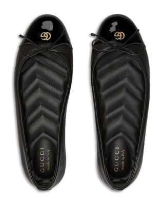 Women's New Marmont GG Leather Ballet Flats