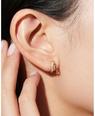 Toda Mini Double Hoop Earrings