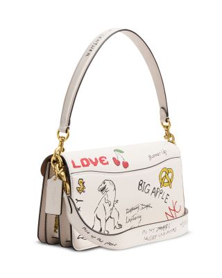 ★セール★人気コーチ Tabby 26 sketch print shoulder bag Coach Tabby Shoulder Bag 26 with Sketch Print, B4/Chalk