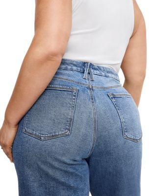 Good Skate Wide Cropped Jeans in Indigo978