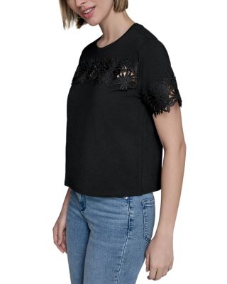 Lace Trim Tee