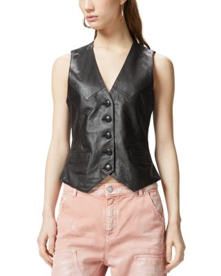 PINKO - Grips Leather Vest