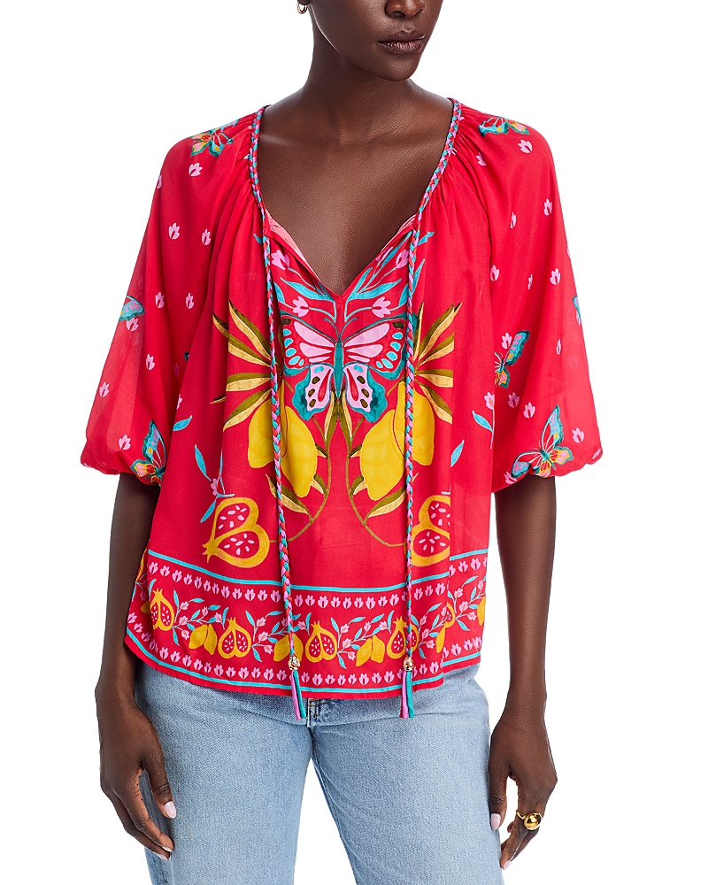 Johnny Was Monaco Peasant Blouse