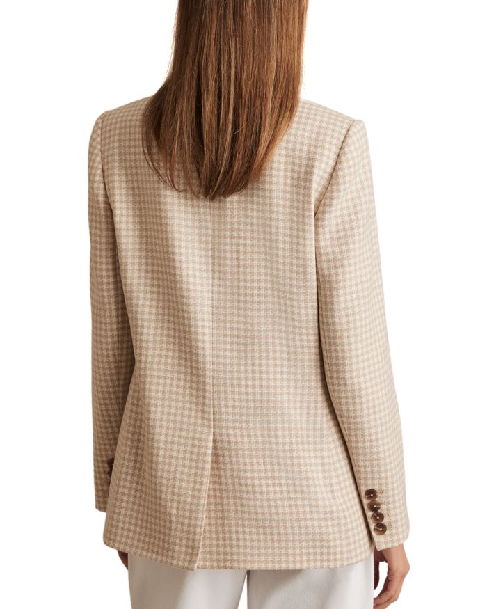 Bella Double Breasted Check Blazer