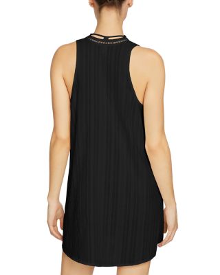 Michel Lace Up Tunic Dress