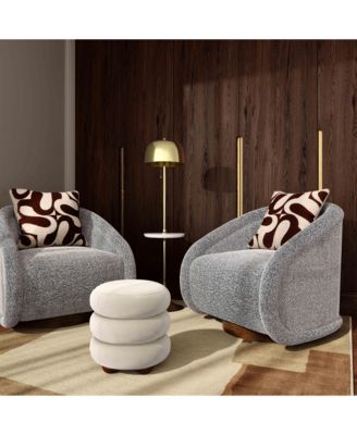 Stefanie Velvet Ottoman