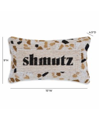 TOV Furniture Shmutz Jacquard Cotton Pillow | Bloomingdale's Home