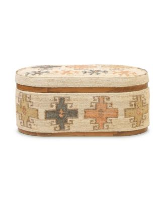 Olivier Oval Storage Ottoman