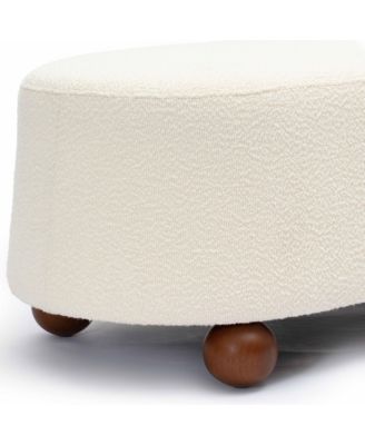 Jaine Boucle Large Ottoman