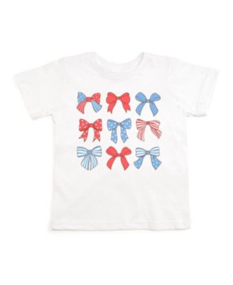 Sweet Wink - Girls' Patriotic Cutie Short Sleeve T-shirt - Baby, Little Kid, Big Kid