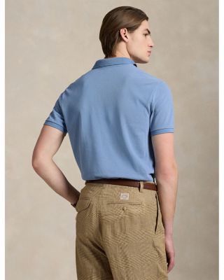 Custom Slim Fit Mesh Polo Shirt