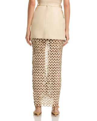 Kallan Leather Skirt