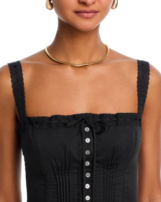 Matilde Lace Trim Midi Dress