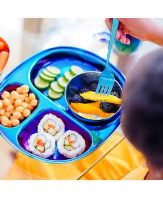  Unisex Balanced Bites Plates Pack of 4 - Ages 12 months+