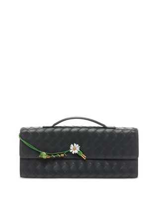 Andiamo Intrecciato Leather Clutch