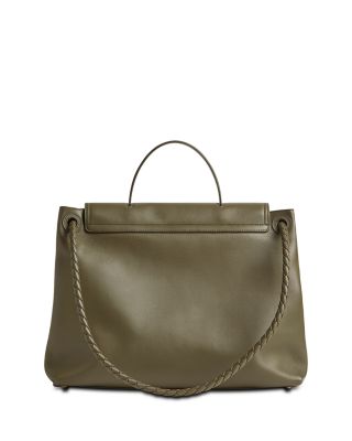 Large Ciao Ciao Intrecciato Leather Top Handle Bag