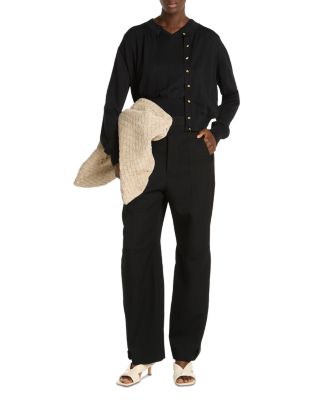 Large Hop Intrecciato Suede Shoulder Bag